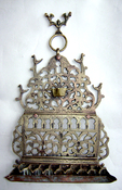 19th Century North African Oil Menorah