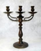 18th Century 3 Light Candelabra