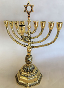 Antique Chanukah Menorah