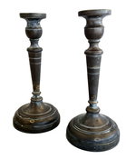 1830s Shabbos Candlesticks 