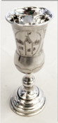 Antique Russian Silver Kiddush Goblet